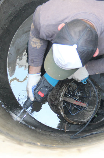 Как мы выполняем ремонт колодцев в Жуковском районе